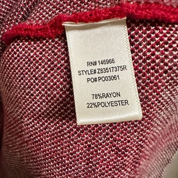 POPPIES AND ROSES Girls 8 Preppy Red Plaid Winter Sweater Dress - Picture 6 of 8